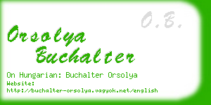 orsolya buchalter business card